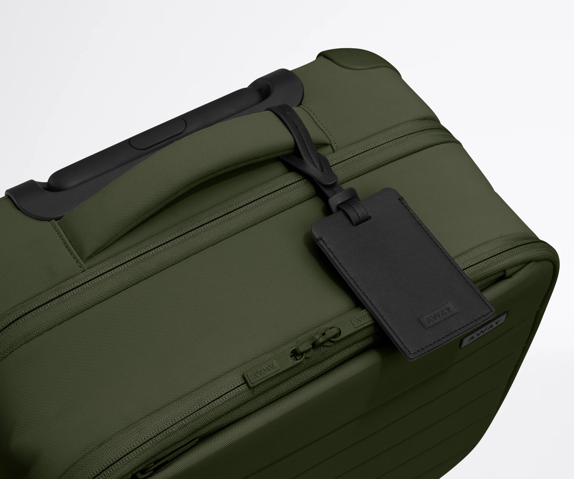 Softside Compact Carry-On in Olive Green - Image 8