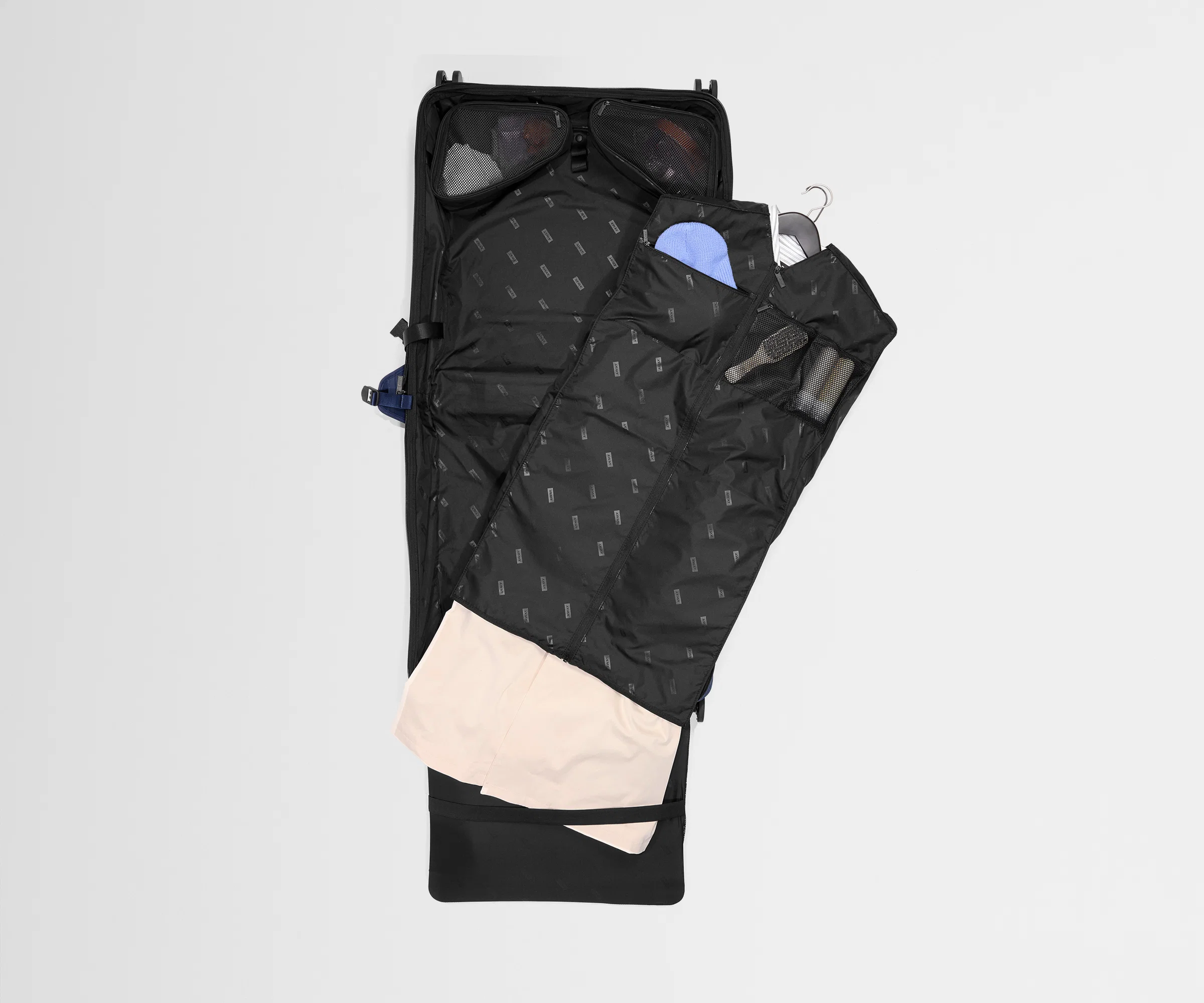 Softside Garment Roller in Navy Blue - Image 5