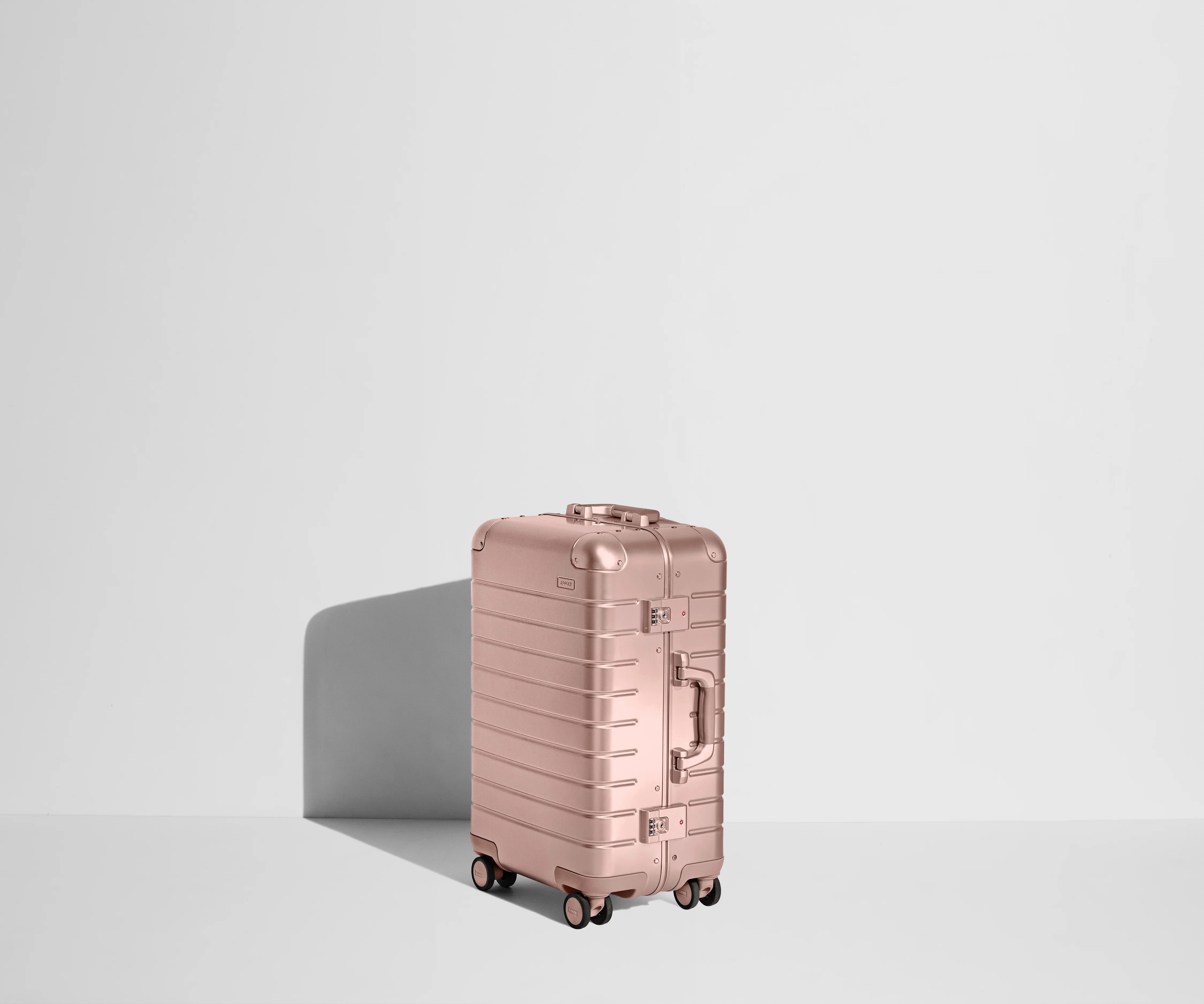 The Bigger Carry-On: Aluminum Edition in Rose Gold (with USB charger) - Image 2