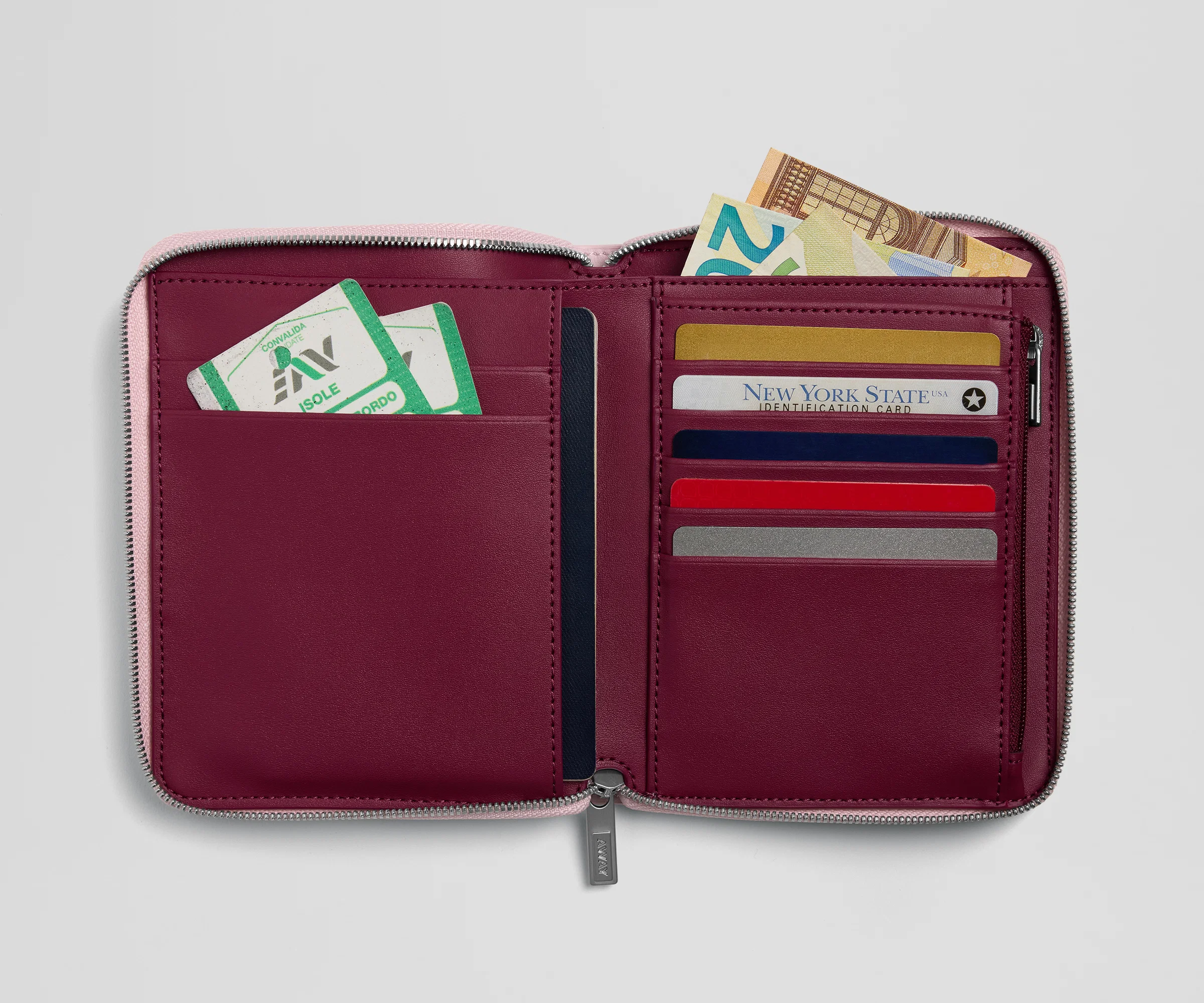 Travel Wallet in Glacial Pink - Image 2